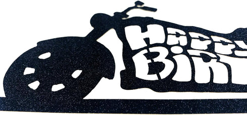 LaVenty 25 PCS Motorcycle Cake Topper Scooter Cupcake Toppers Motorcycle Happy Birthday Cake Topper for Man’s Birthday Party or Boy’s Birthday...