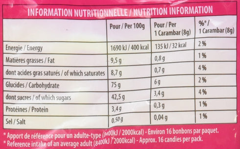 Carambar Candy in A Bag 130g (0.3 oz), One...