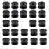 24 Pcs Circular Ring Corner Post Electric Fence Insulators, Polyrope Insulator for Electric Fence Wire,Black...
