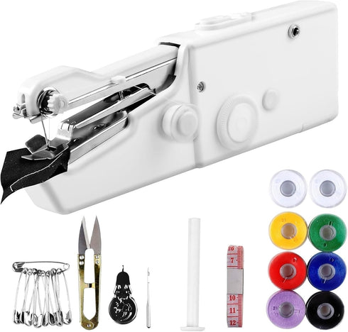 Handheld Sewing Machine, Hand Held Sewing Device Heavy Duty, Hand Sewing Machine Portablefor DIY, Fabrics, Clothes, Home Quick Repairing And Stitc...
