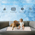 Pet Cooling Mat Cat Dog Cushion Pad Summer Cool Down Comfortable Soft for Pets and Adults Washable, Hair Resistant, Stain Proof,Large?16"x47"?, Re...