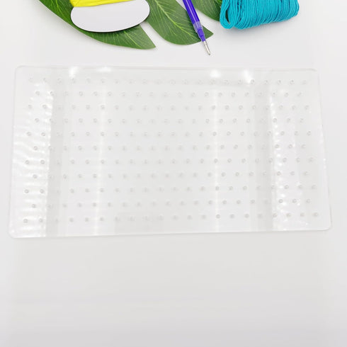 Clear Acrylic Sashiko Stencil, Sashiko Embroidery Pattern for Hand Quilting and Embroidery (Pattern C)...