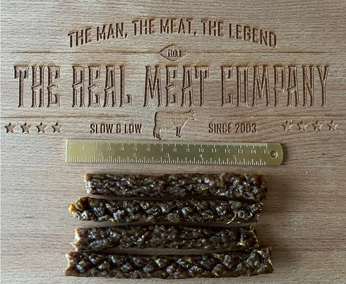 Real Meat Dog Treats Duck Neckers - 6oz Bag of 6-Inch USA-Made Air-Dried Duck Necks for Dogs - Ground Neck & Bones Duck Dog Treats Sourced from Al...