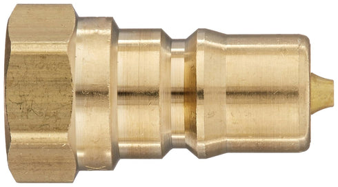 Dixon Valve H2F2-B Brass ISO-B Interchange Hydraulic Fitting, Nipple, 1/4" Coupling x 1/4" - 18 NPTF Female...