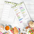 Joyberg 2 PCS Weekly Meal Planner Magnetic for Fridge 8.3x5.5”, Undated Weekly Meal Planner and Grocery List Tearable Shopping List, Magnetic Menu...