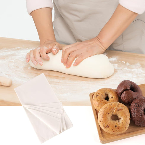 Bread Towels for Bread Baking 2Pcs 18x29 Inches Linen Cloth Flour Sack Towels for Bread Proofing Cover,Tea Towels for Baking Sourdough,Dough,Bague...