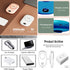 Portable Neck Fan, Handheld Mini Fan Small Personal Fan, Hand Held Fan USB Rechargeable Eyelash Fan for Kids Girls Boys Woman Man Home Outdoor Tra...
