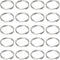 Pawfly 100 Pack 3/5 Inch Mini Split Jump Ring with Double Loops Small Metal Rings Connectors for Jewelry Necklaces Bracelets Earrings Crafts Ornam...