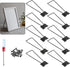 10 Pcs Easel Back, Iron Picture Frame Easel Back, Photo Frame Easel Back Stand with Screws & Screwdriver (Black)...