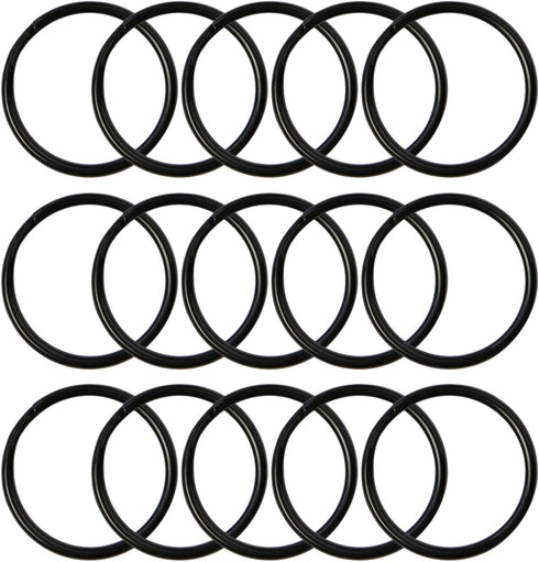 Key Rings Key Chain Metal Split Ring Bulk (Round Edged 1 Inch Diameter) 100pcs, for Home Car Keys Organization, Arts & Crafts, Lanyards, Electropl...
