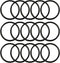 Key Rings Key Chain Metal Split Ring Bulk (Round Edged 1 Inch Diameter) 100pcs, for Home Car Keys Organization, Arts & Crafts, Lanyards, Electropl...