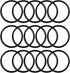 Key Rings Key Chain Metal Split Ring Bulk (Round Edged 1 Inch Diameter) 100pcs, for Home Car Keys Organization, Arts & Crafts, Lanyards, Electropl...