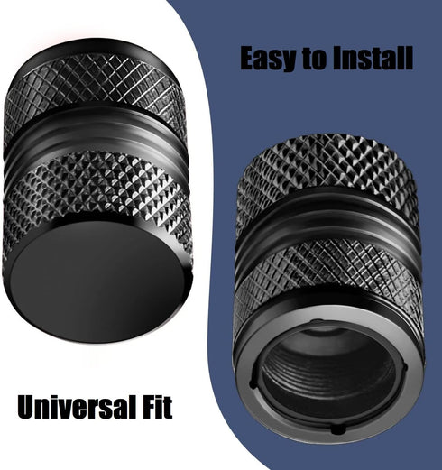 8 Pack Tire Valve Stem Caps for Car Tires Air Caps Cover, Corrosion Resistant Premium Alloy Leak-Proof Universal...