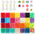 Pony Beads, 4,600 pcs 9mm Pony Beads Set in 27 Colors with Letter Beads, Star Beads and Elastic String for Bracelet Jewelry Making by INSCRAFT...