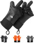 UNCO- Grill Gloves, Silicone Gloves Heat Resistant, Oven Gloves, BBQ Gloves, Meat Gloves, Barbecue Gloves, Grilling Gloves, Meat Gloves for Pullin...