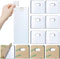 25 Sets (50 Pieces) of Clear Vertical Blind Repair Tabs/Blind Fixer Tabs for Vertical Blinds Replacement Slats...