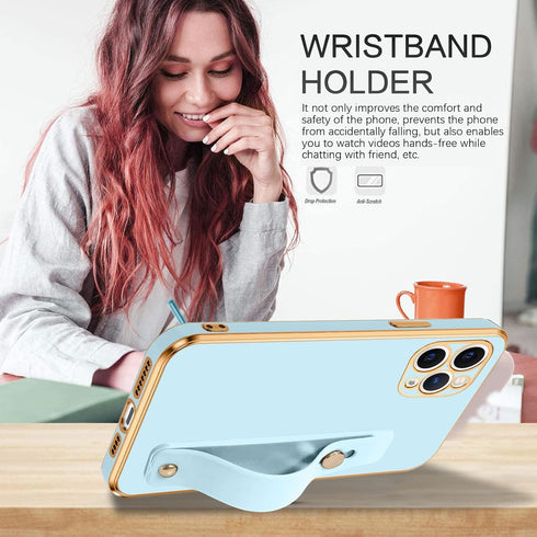 VENINGO iPhone 11 Pro Max Case,Phone Case for iPhone 11 Pro Max,Slim Fit Soft with Adjustable Wristband Kickstand Scratch Resistant Shockproof Pro...