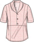 Simplicity Misses' Raised Waist Tops Sewing Pattern Packet, Design Code S9889, Sizes 12-14-16-18-20...