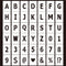 42Pcs Letter Stencils 3 inch, Letters and Numbers Interlocking Stencil Kit, Symbol Numbers Craft Stencils Art Craft Stencils for Painting on Wood,...