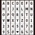 42Pcs Letter Stencils 3 inch, Letters and Numbers Interlocking Stencil Kit, Symbol Numbers Craft Stencils Art Craft Stencils for Painting on Wood,...