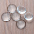 100 Pieces Round Glass Cabochon Clear Dome Tiles Flat Back for Cameo Pendants Photo Jewelry Handcrafts DIY Findings Rings Necklaces (16mm/0.6")...