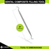 Cynamed Double-Ended Scaler with Arrow Ends - Dentist Pick, Medical Stainless Steel, Dental Tarter Scraper for Tooth Stains Remover, Dentist Home ...