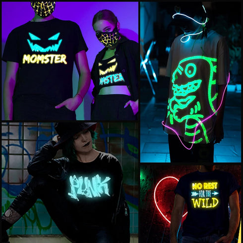 Glitter Glow in Dark Permanent Vinyl Iron on Shirts, Heflashor Glow in The Dark HTV Vinyl for Party Luminous Heat Transfer Vinyl Sheets Bundle, 12...