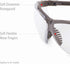 UVEX by Honeywell Genesis XC Safety Glasses, Black Frame with SCT-Vermillion Lens & Uvextreme Anti-Fog Coating (S3311X)...