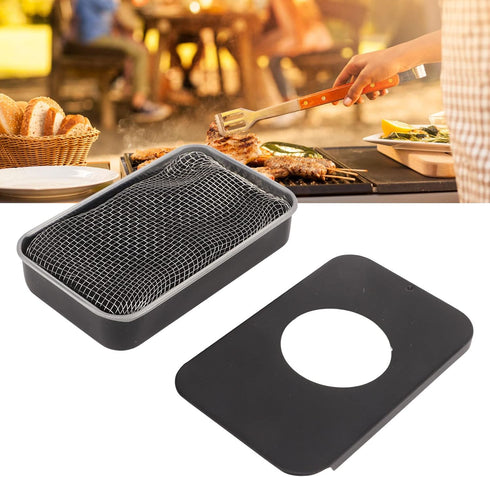 Outdoor Alcohol Stove, Alcohol Fuel Stove, Portable Lightweight Mini Windscreen Camping Alcohol Stove for Outdoor Camping, Black, Alcohol Stove Ca...