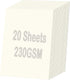 Cream Card Stock Craft Paper, 230gsm Cream Paper for Cricut Machine, Invitations Print, Card Making, Scrapbook and DIY Crafts...