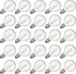 25 Pack G40 LED Light Bulbs Replacement for Outdoor String Lights, E12 Candelabra Base Bulbs, G40 Plastic Shatterproof Globe Outdoor Lights Bulbs,...