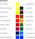 AQUAFINE Watercolour Metallkasten Reise-Dose 18 x 1/2 Naepfchen, 1 Pinsel, 2 Paletten...