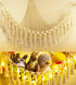 Stuffed Animal Toy Storage Hammock with LED Light - Macrame Jumbo Doll Corner Stuff Animals Organizer Decorations - Cute Hanging Plushie Net Kids ...