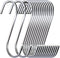 30 Pack 3.7 inch Metal S Hooks Steel S Hooks Plants Hanging Hangers for Kitchen Pans Pots Bags Purse Jeans Jewelry Towels...