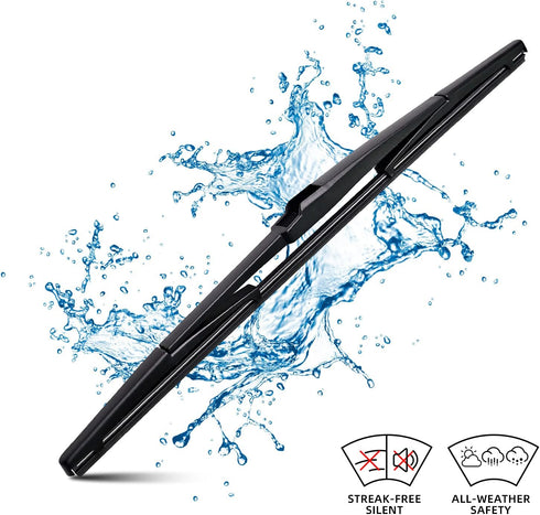 Rear Wiper Blade, HOSONIC 16 Inch Rear Windshield Wiper Blade, Original Equipment Replacement All-season Rear Wiper 16A, Double Service Life (Pack...