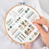 LYSHIATSU 3 Sets Embroidery Starter Kit for Beginners, Patterns Cross Stitch for Adults, Hobbies Embroidery, Learning DIY Kit with 3 Embroidery Ho...