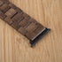 Wooden Watch Band Compatible with Apple Watch, Natural Hardwood Watch Strap Thickened Wrist Bracelet for iWatch Series 8,7, 6, 5, 4, 3, 2, 1, Spor...