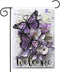 Large Garden Flags 28 X 40 Double Sided,Welcome Yard Flags Summer Garden Decor for Outside,Butterfly Flower Yard Decorations for Home Outdoor...