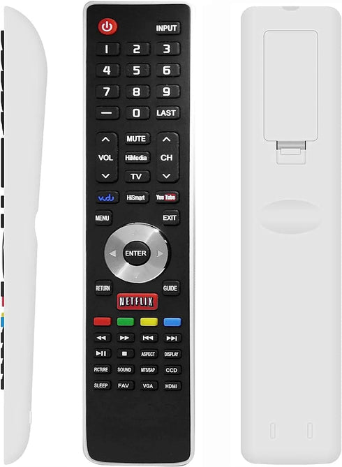 EN-33926A Remote Control Compatible with Hisense EN-33926A for Hisense Smart TV 32K20DW 32K20W 40K366WN 50K610GWN 55K610GWN 40H5 XV5849 32H5B 40H5...
