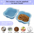 Dog Bowls Pet Collapsible Bowl Slow Feeder Outdoor, Dog Travel Bowls Portable Foldable Cat Water Dish Bowl for Pets Walking Parking Camping (Purpl...