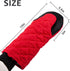 Puppet Oven Mitts Red Cotton Silicone Non-Slip Long Sleeve Arm Soft,Oven Gloves for Women Mum Hot 500? Heat Resistant Hand Safe Microwave Home Kit...