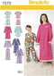 Simplicity 1570 Children's Pajama Sewing Patterns, Sizes 3-6...
