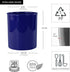 Reston Lloyd Multipurpose Crock Organize All Kinds of Utensils & Kitchen Tools, Extra Large Holder, Indigo...