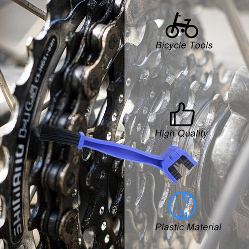 Motorcycle Chain Cleaner Brush Bike Chain Cleaner Bike Gear Cleaning Brush Tool for Clean Gears Chains and Other Bicycle Parts...