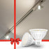 ALIDE MR16 50W Led Bulbs Replacement,5W MR16 GU5.3 Bi-Pin 4000K Natural White,Wide Angle 120 Degree Beam,12V MR16 LED Bulb for Overhead Tracking F...