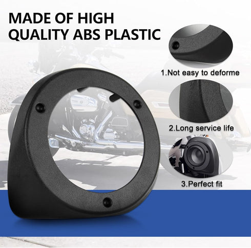 psler Motorcycle 6.5 inch Speaker Boxes Pod for Lower Fairing for Touring Ultra Glide Electra Glide Street Glide Road Glide 1993-2022...