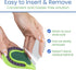 Gel Heel Cups for Pain Relief (Pair) - Shock Absorbing Pads for Plantar Fasciitis, Achilles Tendonitis, Bone Spurs, Flat Feet - Heavy Duty Cushion...