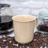 Elanze Designs Cream Matte Glaze Finish 17 ounce Stoneware Coffee Cup Mugs Set of 4...