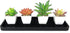 Happitasa Silicone Kitchen Sink Organizer Tray, Sponge Holder and Countertop Protector | Bathroom and Kitchen Soap Dish and Dispenser Tray (Black,...