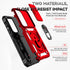 SunStory Military-Grade Case for Samsung Galaxy S23 FE 5G - With HD Screen Protector, Slide Camera Cover & Kickstand - Red...